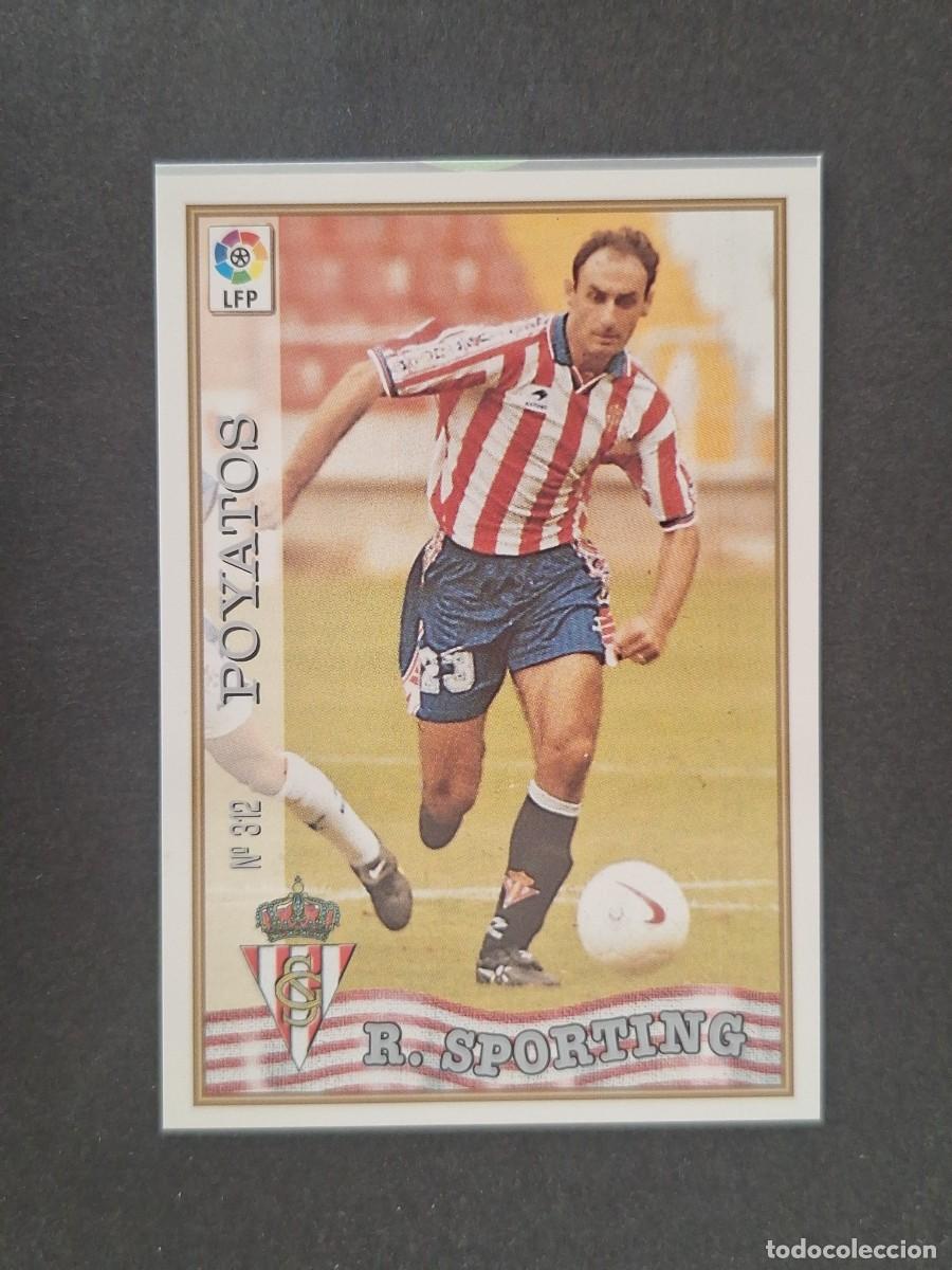Fu&szlig;ball-Sticker: L1 POYATOS SPORTING DE GIJON 312 MUNDICROMO LAS FICHAS DE LA LIGA 1997 1998 97 98