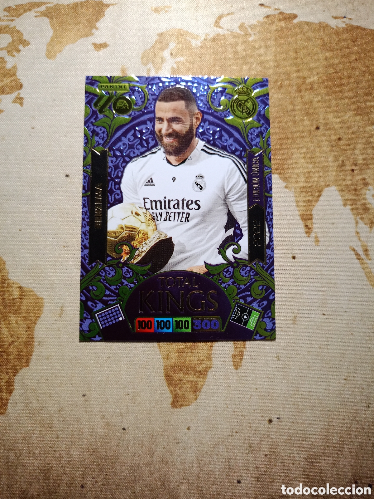 Fu&szlig;ball-Sticker: Total Kings 2022 BENZEMA Adrenalyn 2025-26