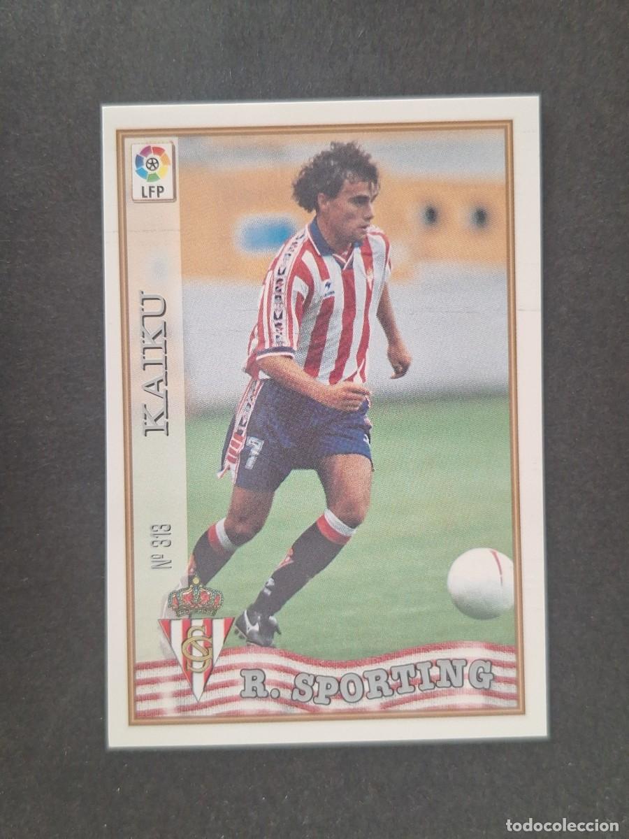 Fu&szlig;ball-Sticker: L1 KAIKU SPORTING DE GIJON 313 MUNDICROMO LAS FICHAS DE LA LIGA 1997 1998 97 98