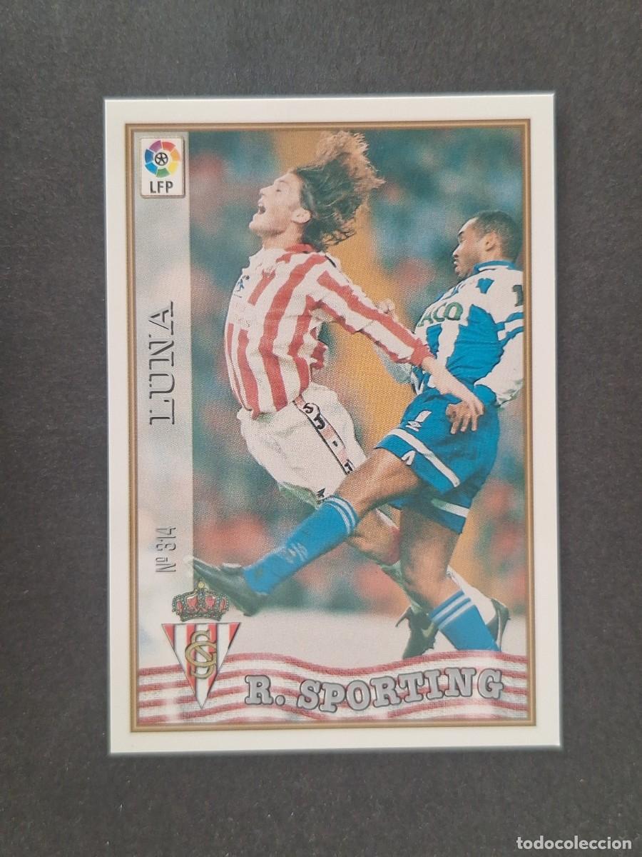Fu&szlig;ball-Sticker: L1 LUNA SPORTING DE GIJON 314 MUNDICROMO LAS FICHAS DE LA LIGA 1997 1998 97 98