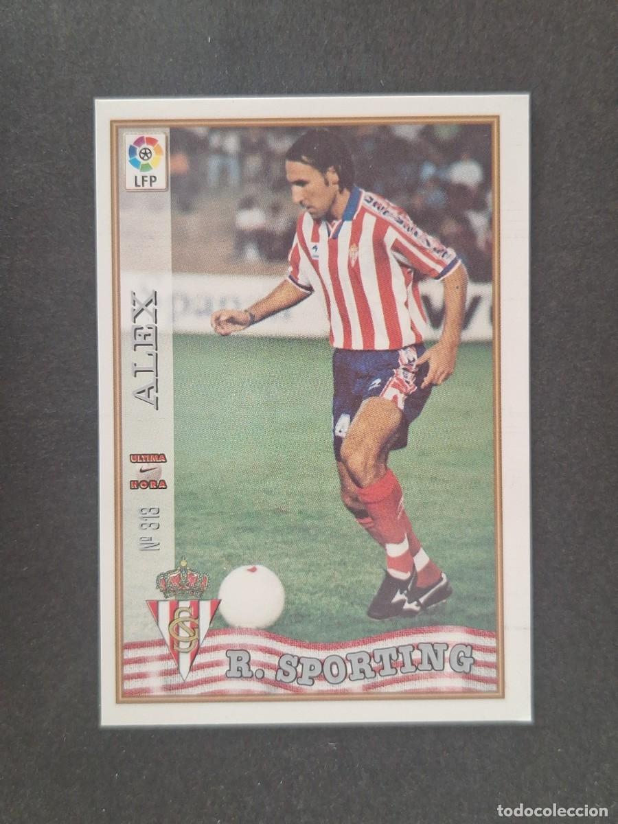 Fu&szlig;ball-Sticker: L1 ALEX SPORTING DE GIJON 313 ULTIMA HORA MUNDICROMO LAS FICHAS DE LA LIGA 1997 1998 97 98