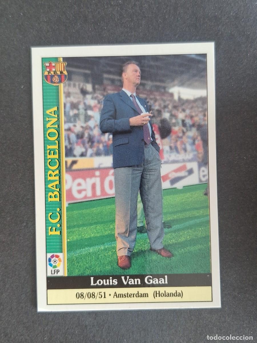 Football Stickers: L1 LOUIS VAN GAAL ENTRENADOR F. C. BARCELONA 2 MUNDICROMO LAS FICHAS DE LA LIGA 2000 99 00