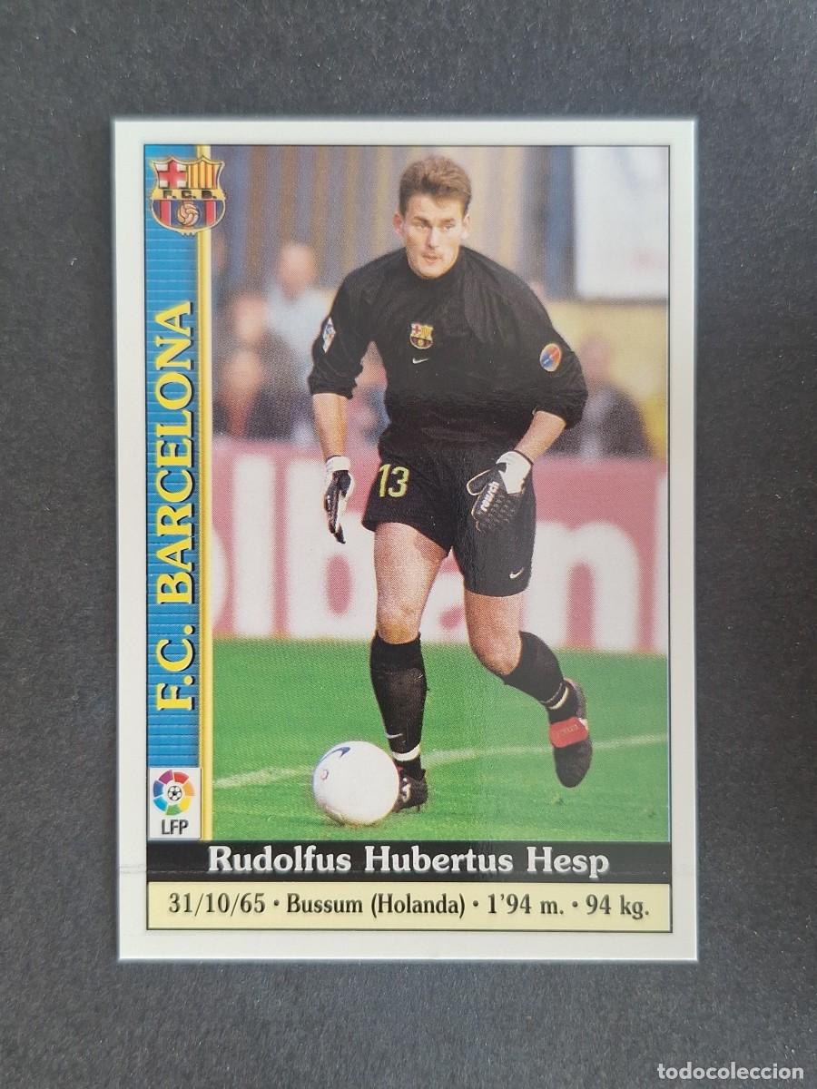 Football Stickers: L1 HESP F. C. BARCELONA 3 MUNDICROMO LAS FICHAS DE LA LIGA 2000 99 00
