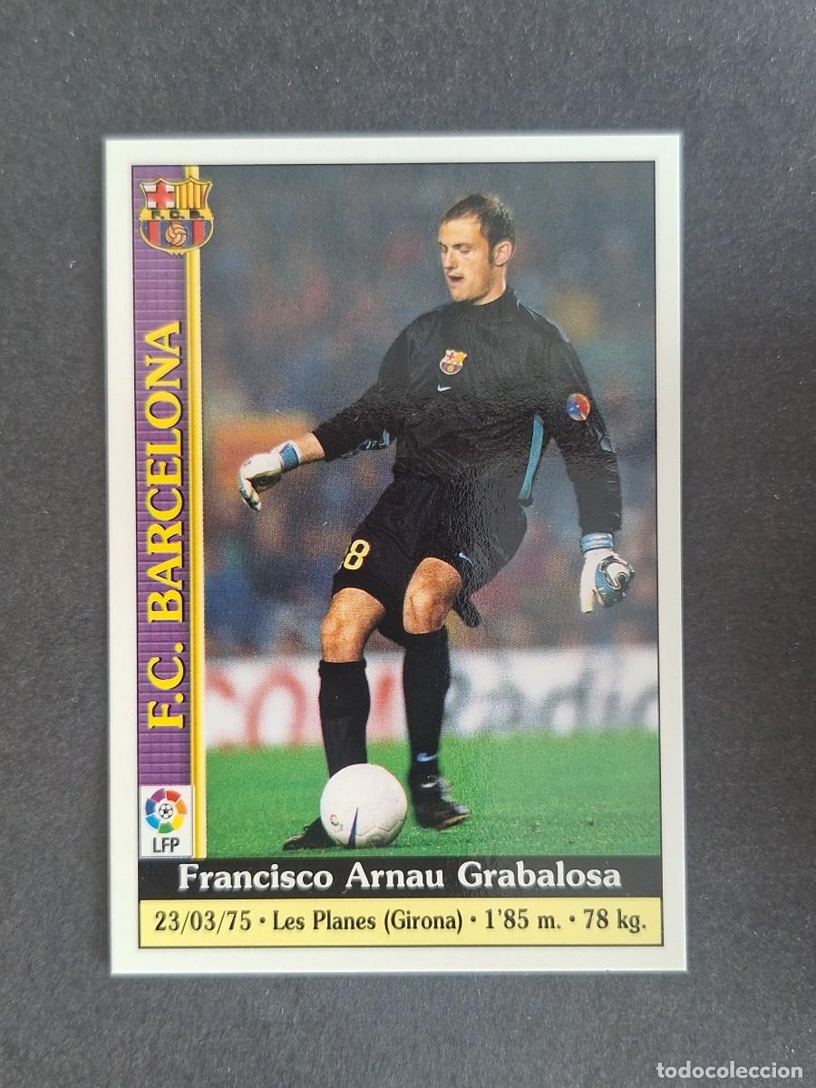 Cromos de Futebol: L1 ARNAU F. C. BARCELONA 4 MUNDICROMO LAS FICHAS DE LA LIGA 2000 99 00
