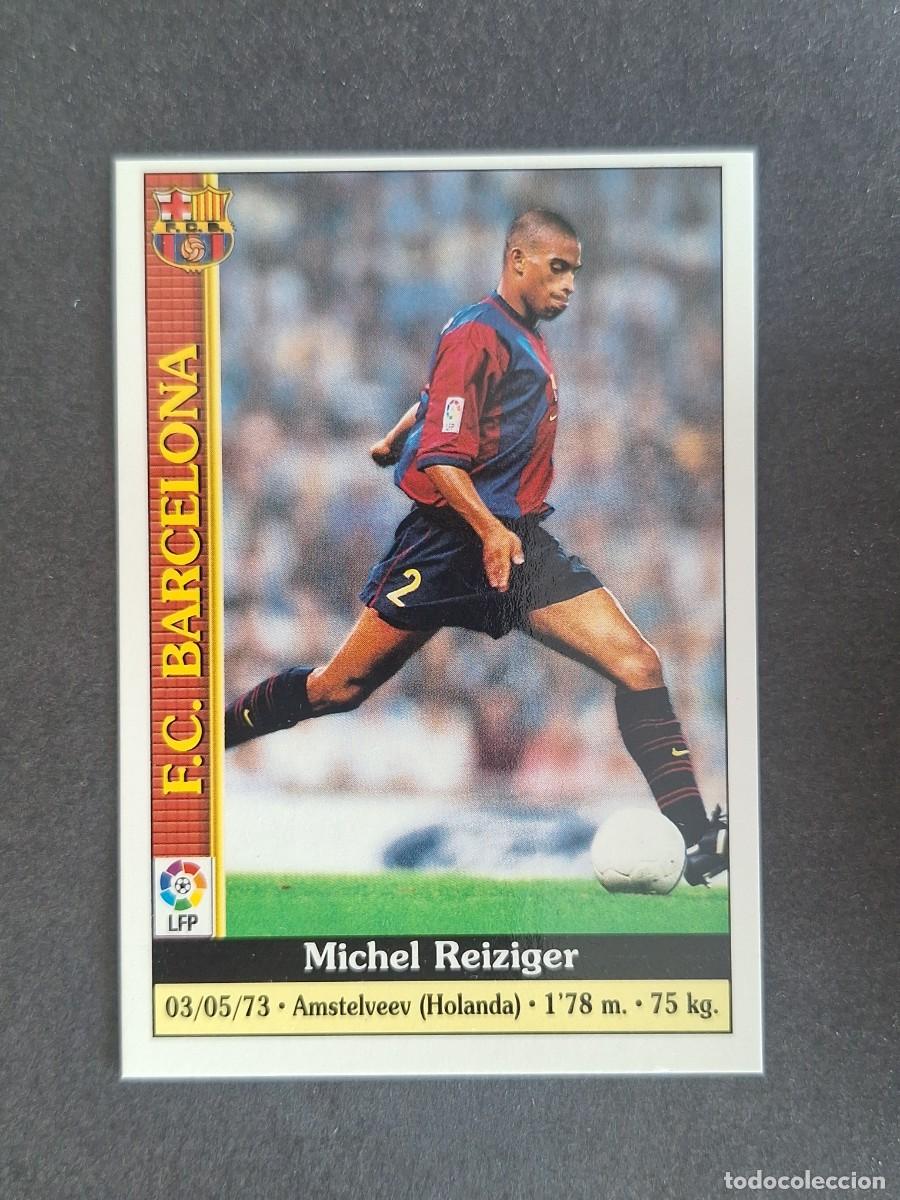 Cromos de f&uacute;tbol: L1 REIZIGER F. C. BARCELONA 6 MUNDICROMO LAS FICHAS DE LA LIGA 2000 99 00