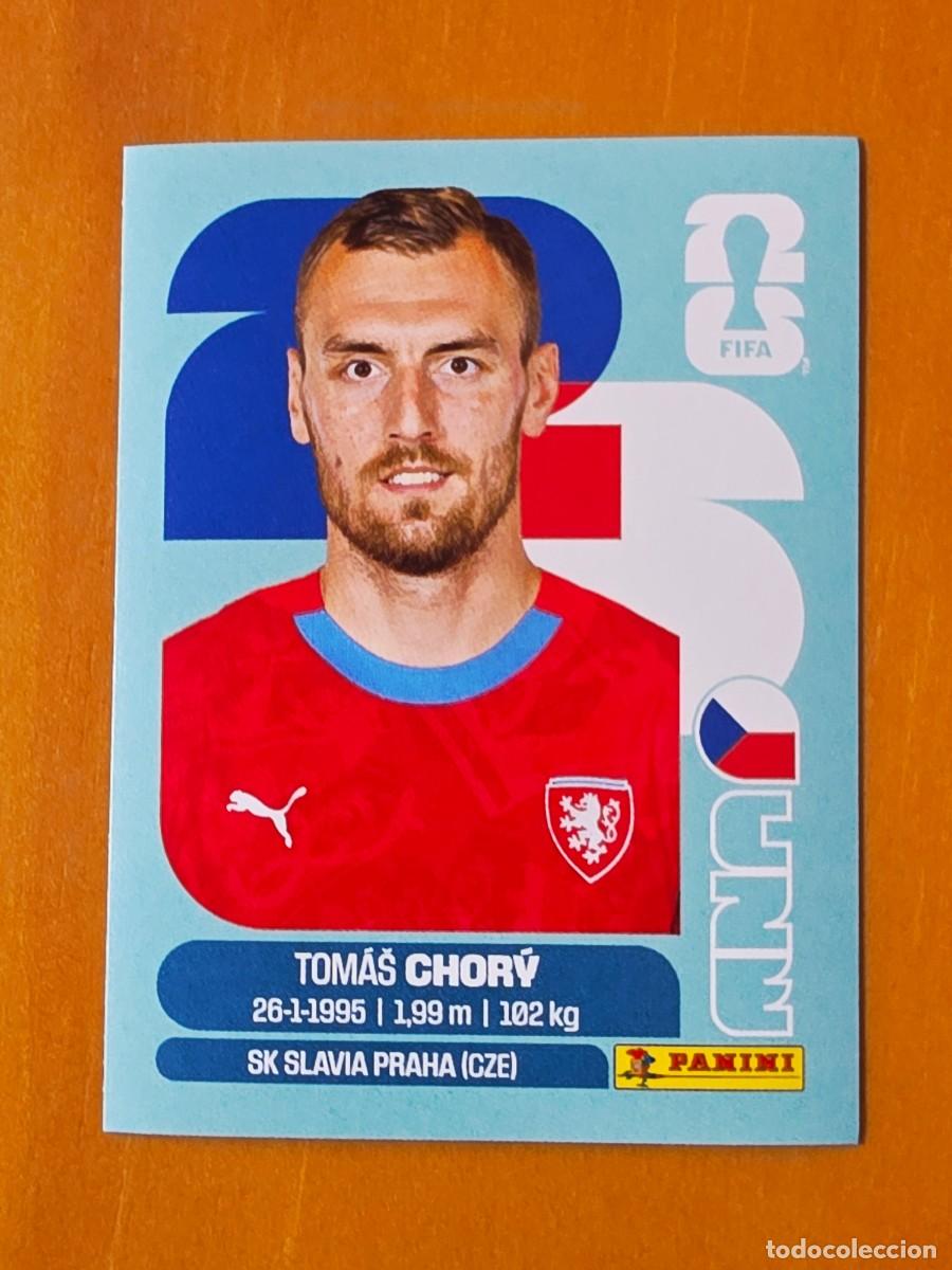 Cromos de f&uacute;tbol: CZE 17 Tom&aacute;&scaron; Chor&yacute;, Rep&uacute;blica Checa Chequia, Panini FIFA World Cup Mundial 2026 Sticker