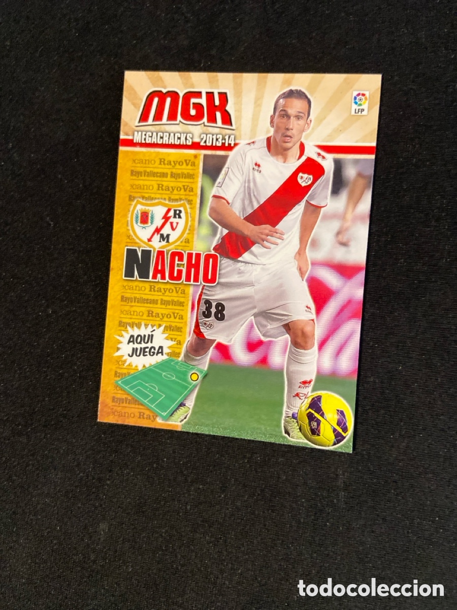 Cromos de f&uacute;tbol: NACHO 260 (RAYO VALLECANO) PANINI