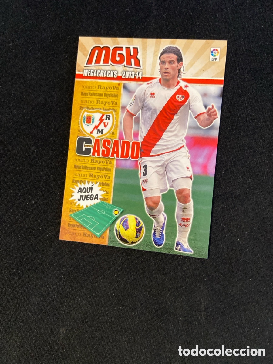 Cromos de f&uacute;tbol: CASADO 261 (RAYO VALLECANO) PANINI