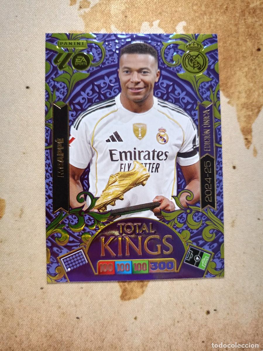 Cromos de f&uacute;tbol: Total Kings 2024-25 MBAPP&Eacute; Adrenalyn 2025-26