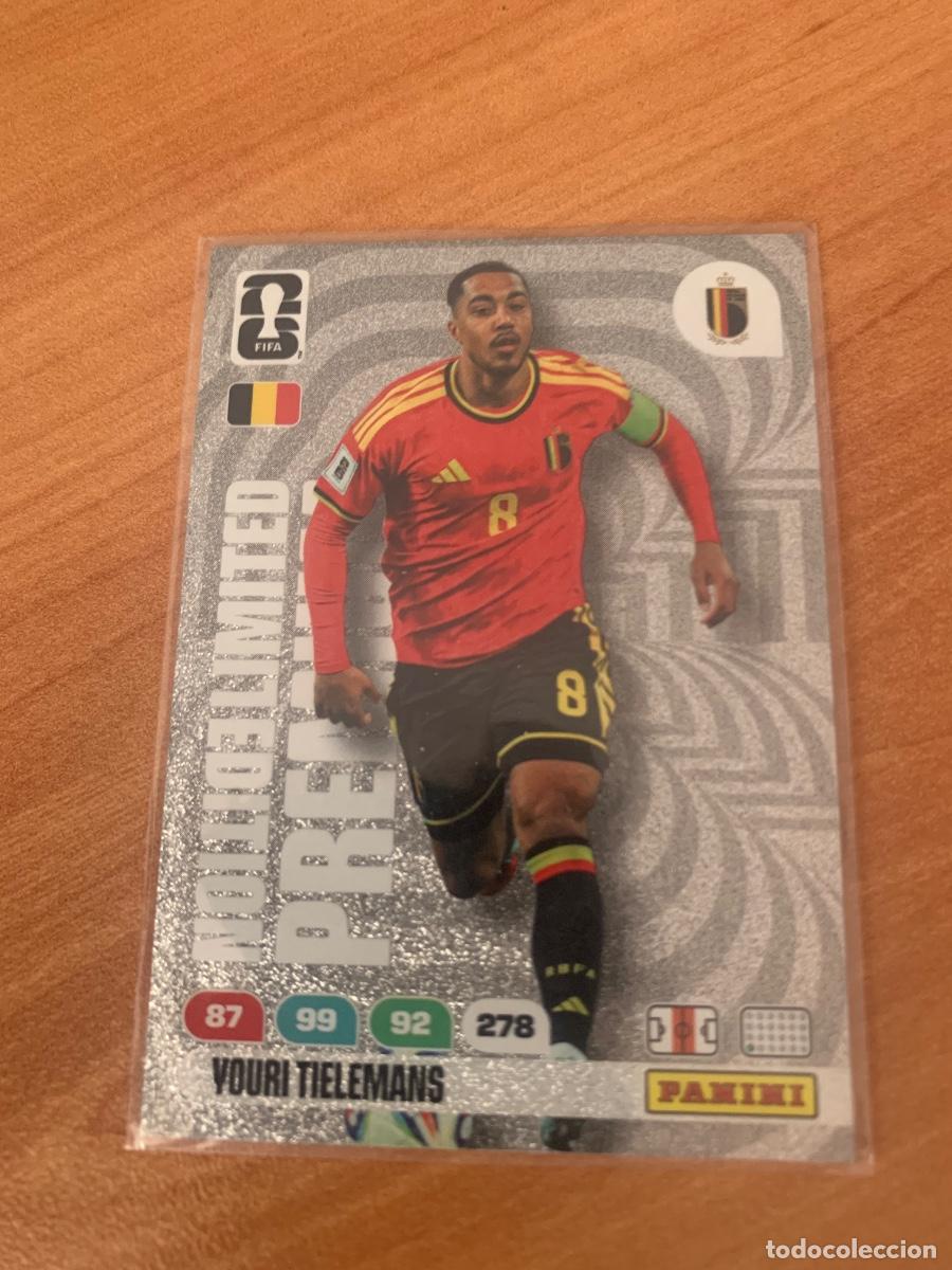 Cromos de f&uacute;tbol: TIELEMANS EDICI&Oacute;N LIMITADA PREMIUM ADRENALYN XL MUNDIAL 2026