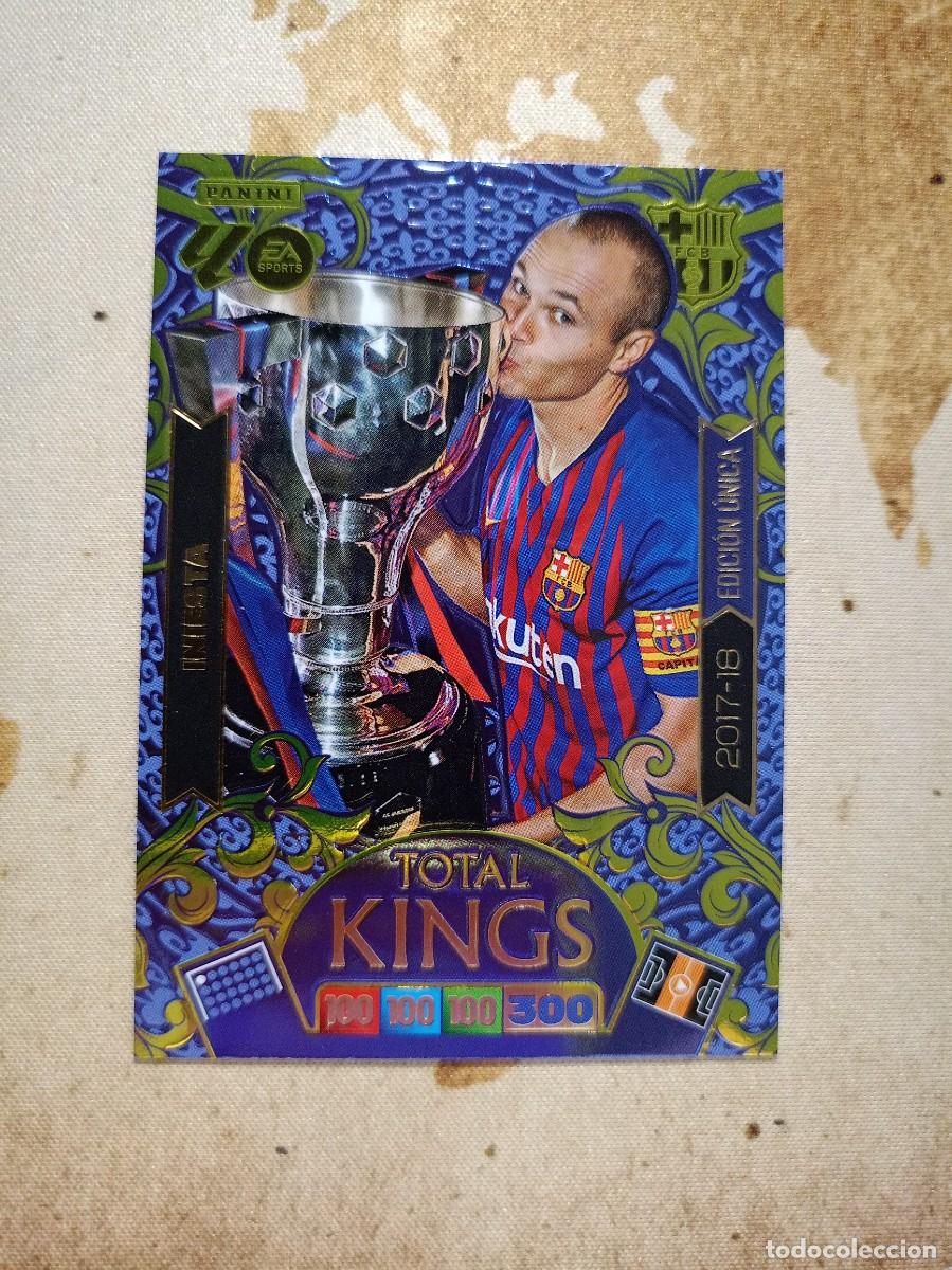 Cromos de f&uacute;tbol: Total Kings 2017-18 INIESTA Adrenalyn 2025-26