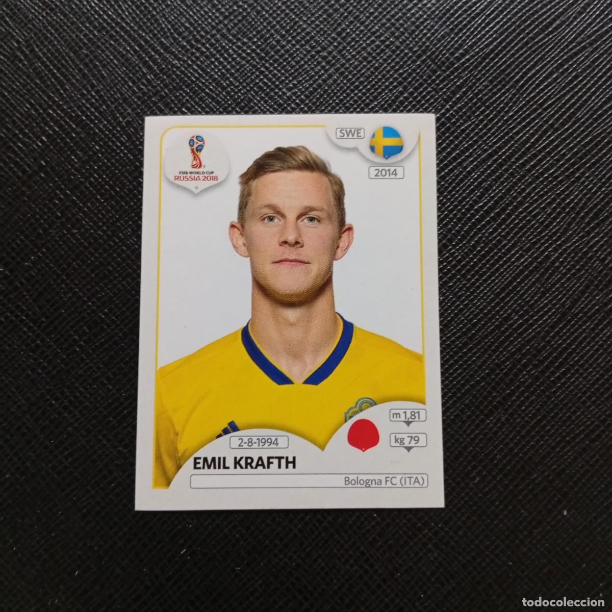Figurine di Calcio: 480 EMIL KRAFTH SUECIA PANINI MUNDIAL RUSIA 2018 CROMO FUTBOL 18 - SIN PEGAR - CJ2 ....