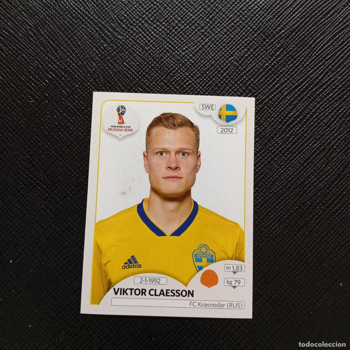 Cartes &agrave; collectionner de Football: 485 VIKTOR CLAESSON SUECIA PANINI MUNDIAL RUSIA 2018 CROMO FUTBOL 18 - SIN PEGAR - CJ2 .
