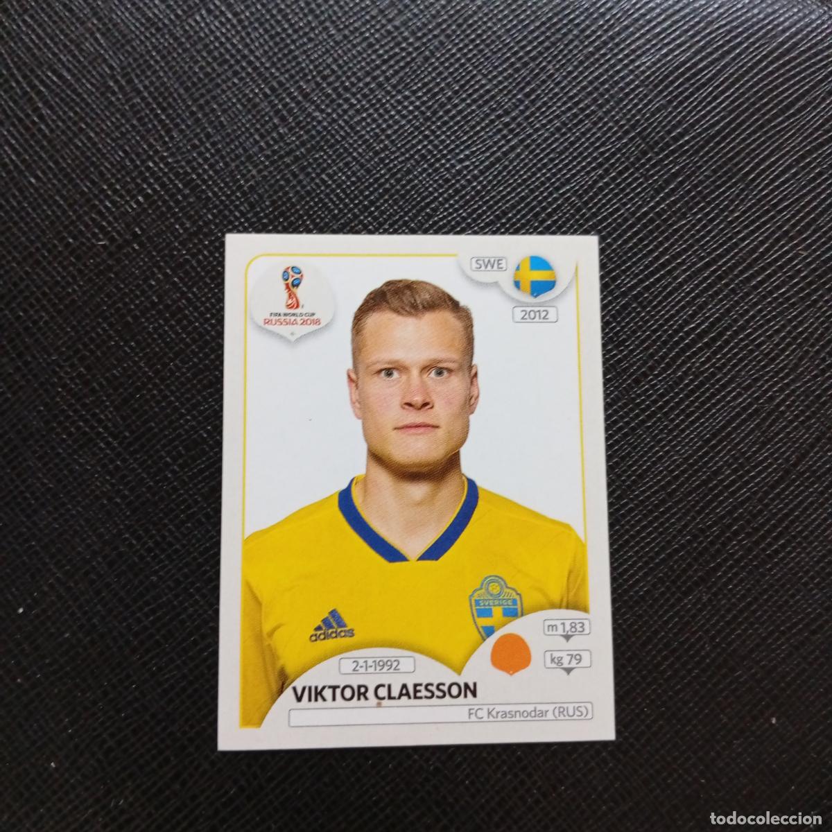 Cromos de f&uacute;tbol: 485 VIKTOR CLAESSON SUECIA PANINI MUNDIAL RUSIA 2018 CROMO FUTBOL 18 - SIN PEGAR - CJ2 .