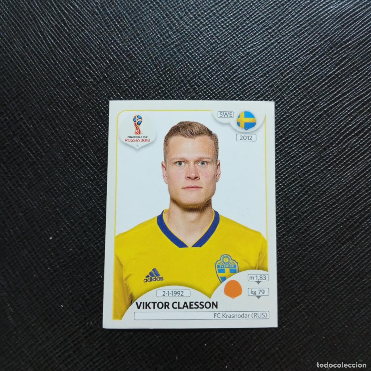 Cromos de f&uacute;tbol: 485 VIKTOR CLAESSON SUECIA PANINI MUNDIAL RUSIA 2018 CROMO FUTBOL 18 - SIN PEGAR - CJ2 ....