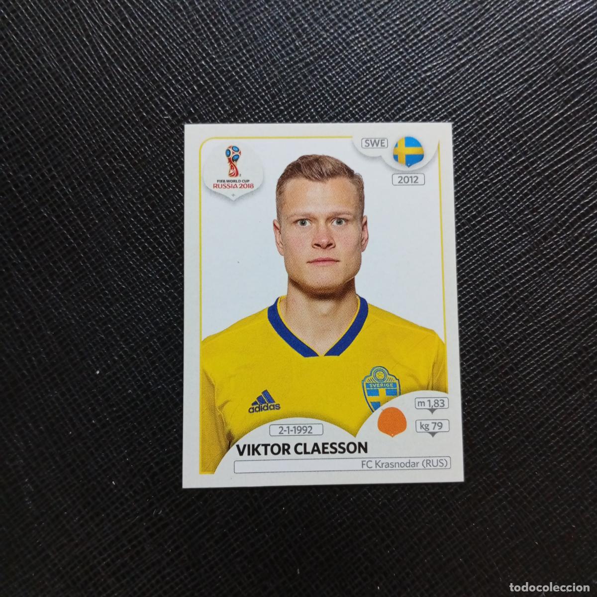 Cromos de f&uacute;tbol: 485 VIKTOR CLAESSON SUECIA PANINI MUNDIAL RUSIA 2018 CROMO FUTBOL 18 - SIN PEGAR - CJ2 .....