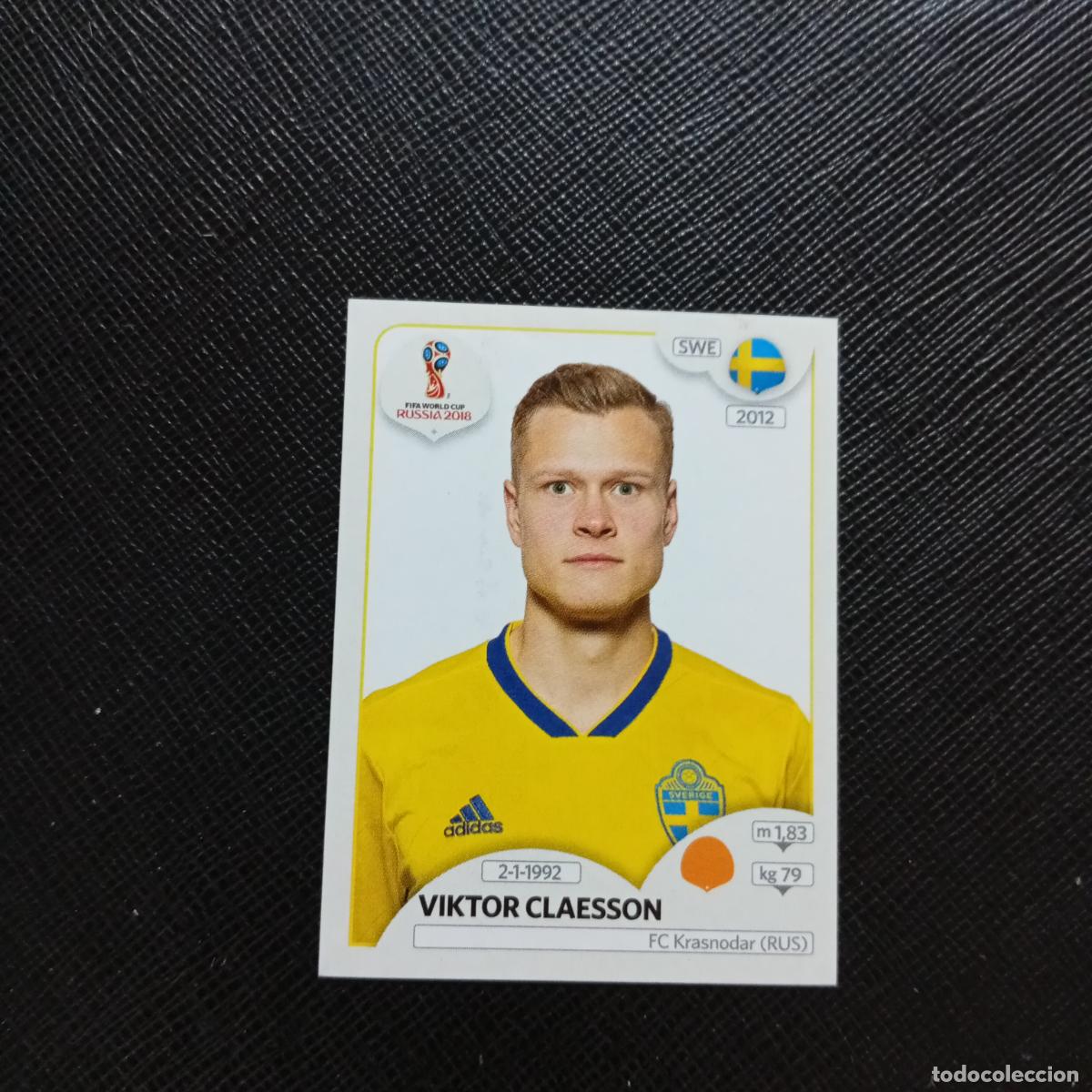 Cromos de f&uacute;tbol: 485 VIKTOR CLAESSON SUECIA PANINI MUNDIAL RUSIA 2018 CROMO FUTBOL 18 - SIN PEGAR - CJ2 .....