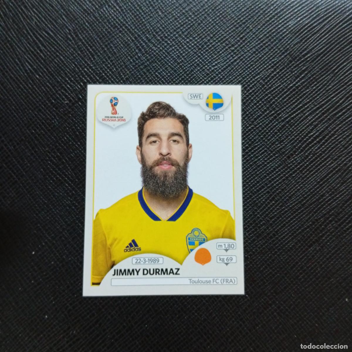 Cromos de f&uacute;tbol: 486 JIMMY DURMAZ SUECIA PANINI MUNDIAL RUSIA 2018 CROMO FUTBOL 18 - SIN PEGAR - CJ2
