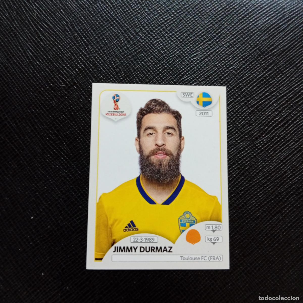 Cromos de f&uacute;tbol: 486 JIMMY DURMAZ SUECIA PANINI MUNDIAL RUSIA 2018 CROMO FUTBOL 18 - SIN PEGAR - CJ2 .