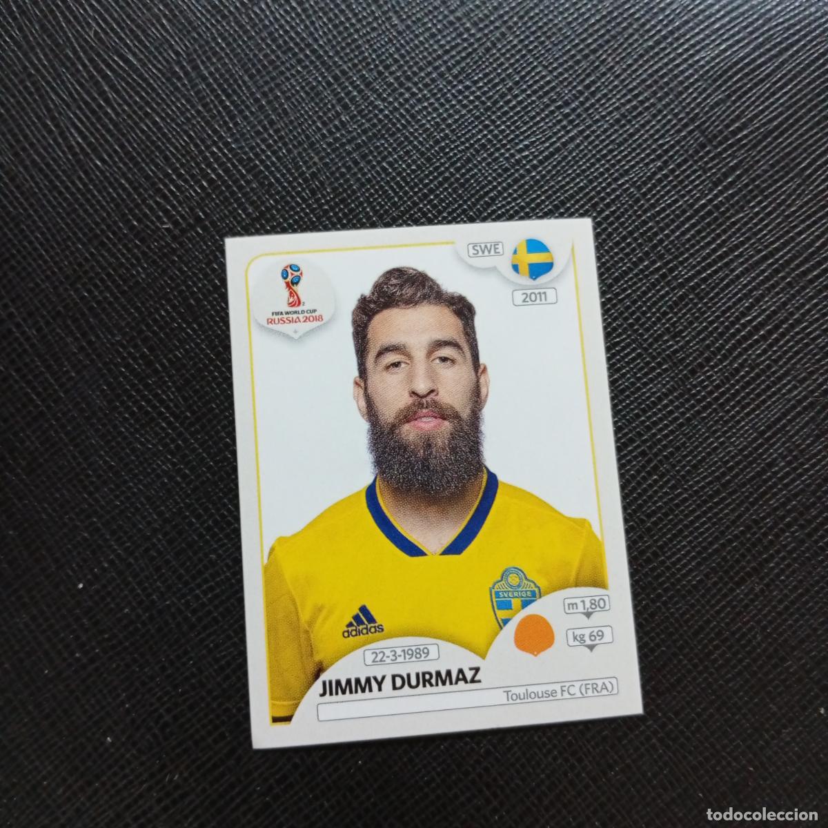 Cromos de f&uacute;tbol: 486 JIMMY DURMAZ SUECIA PANINI MUNDIAL RUSIA 2018 CROMO FUTBOL 18 - SIN PEGAR - CJ2 .