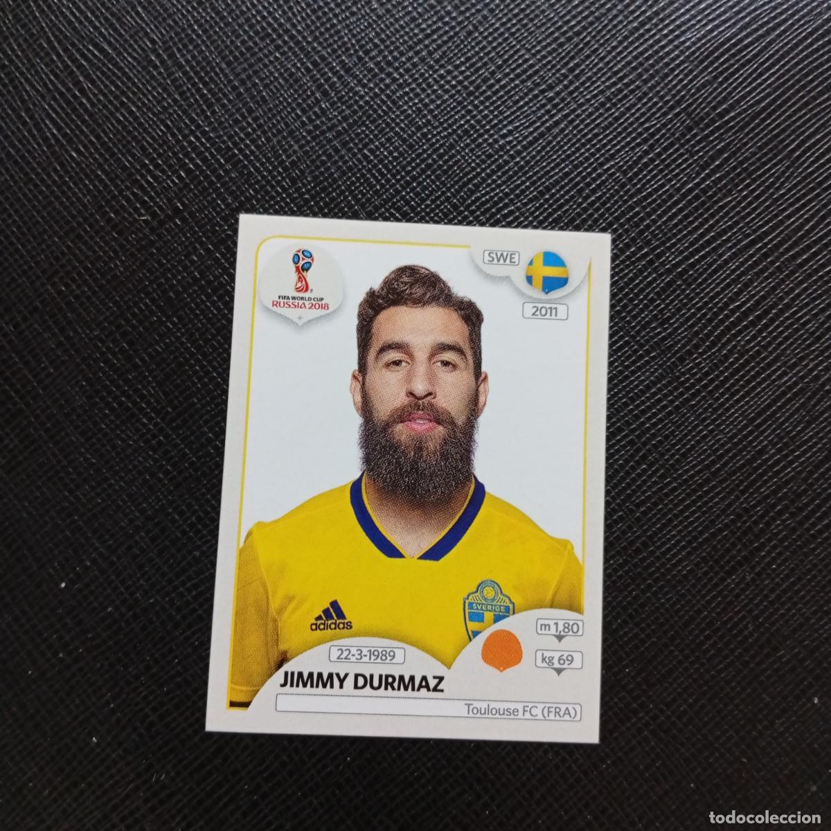 Cromos de f&uacute;tbol: 486 JIMMY DURMAZ SUECIA PANINI MUNDIAL RUSIA 2018 CROMO FUTBOL 18 - SIN PEGAR - CJ2 ...
