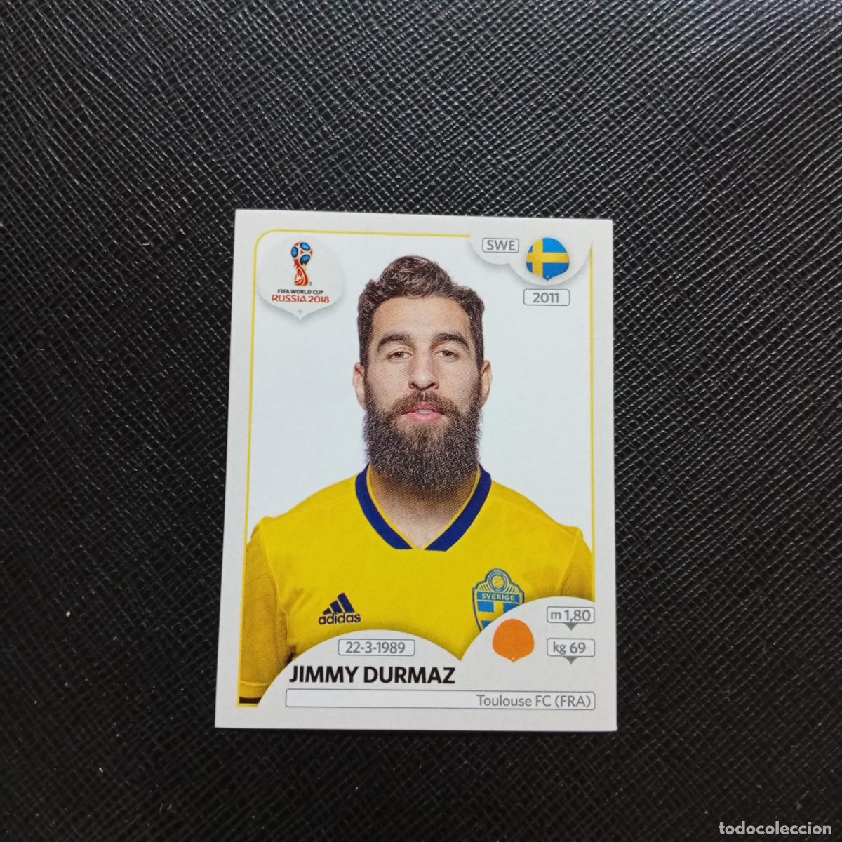 Cromos de f&uacute;tbol: 486 JIMMY DURMAZ SUECIA PANINI MUNDIAL RUSIA 2018 CROMO FUTBOL 18 - SIN PEGAR - CJ2 ....