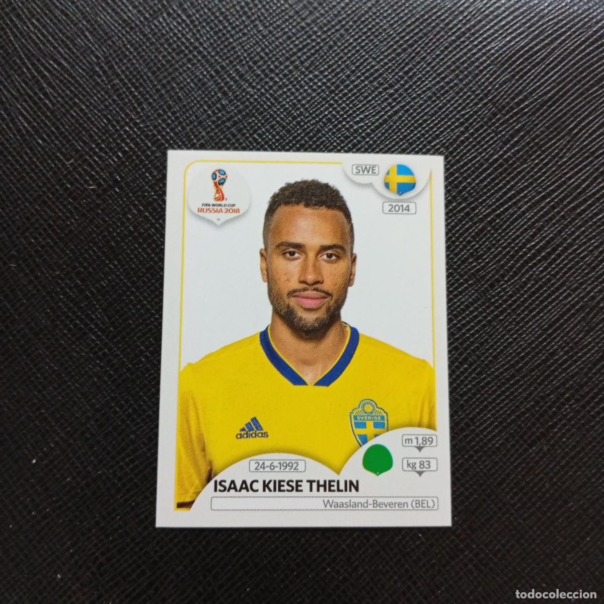 Cromos de f&uacute;tbol: 488 ISSAC KIESE THELIN SUECIA PANINI MUNDIAL RUSIA 2018 CROMO FUTBOL 18 - SIN PEGAR - CJ2
