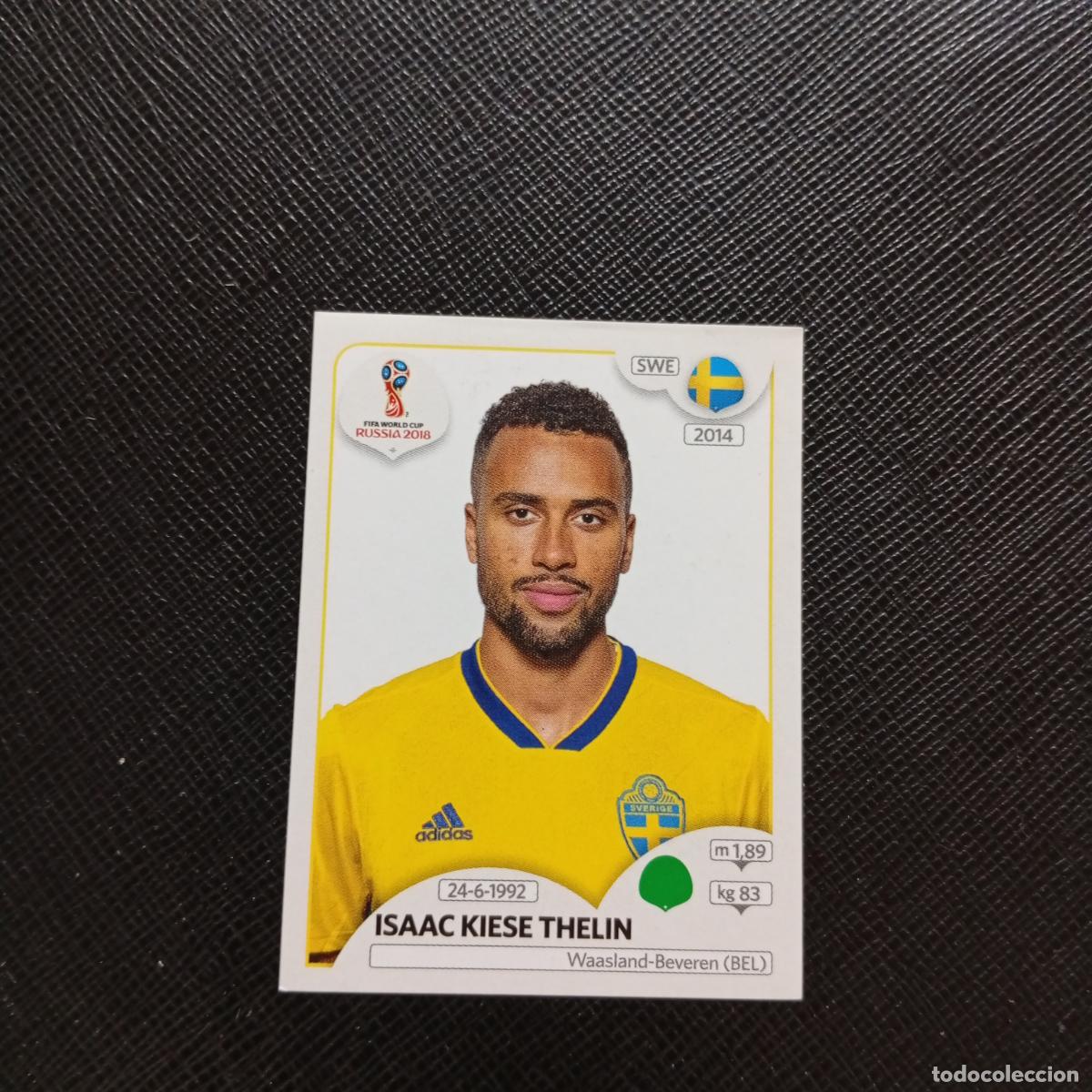 Cromos de f&uacute;tbol: 488 ISSAC KIESE THELIN SUECIA PANINI MUNDIAL RUSIA 2018 CROMO FUTBOL 18 - SIN PEGAR - CJ2