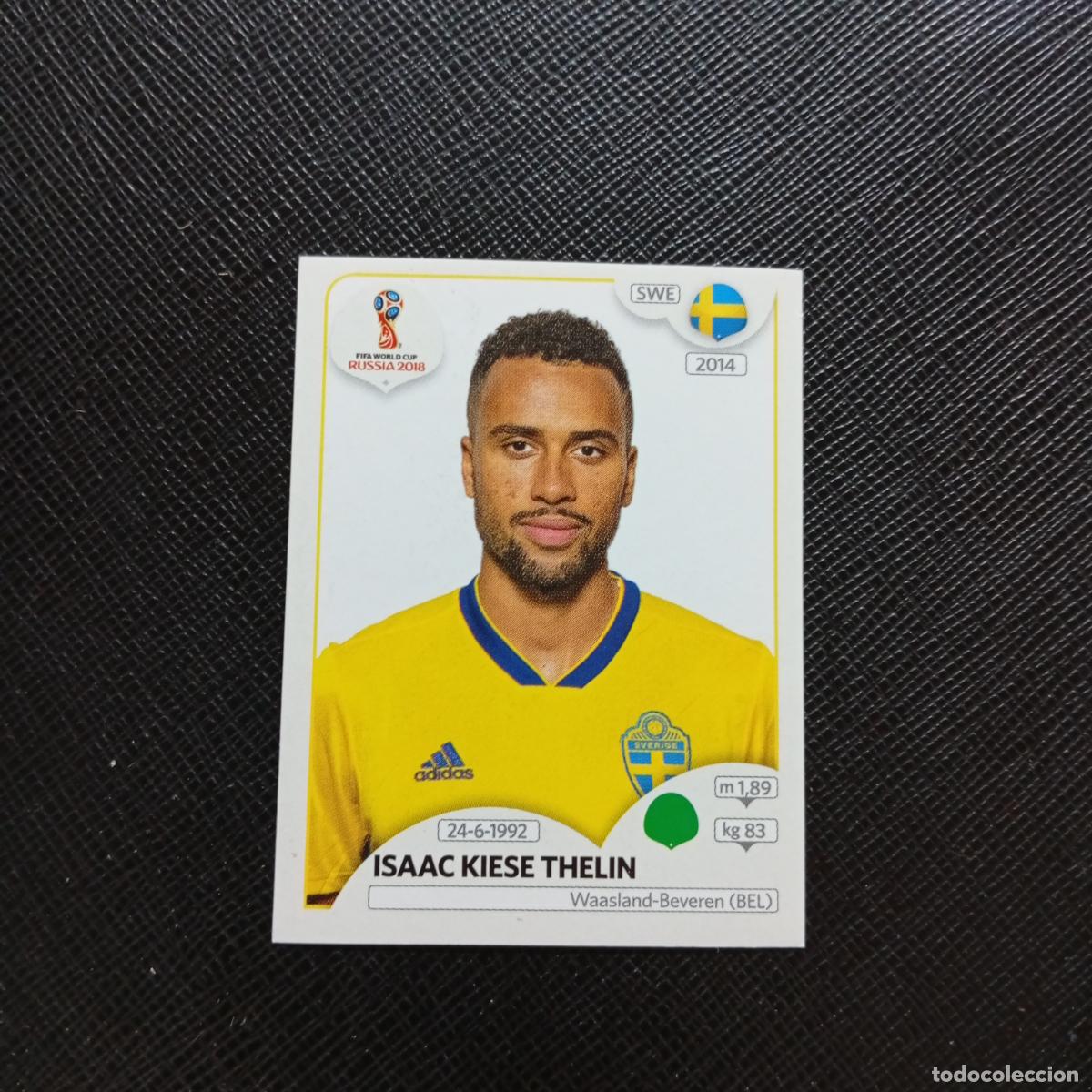 Cromos de f&uacute;tbol: 488 ISSAC KIESE THELIN SUECIA PANINI MUNDIAL RUSIA 2018 CROMO FUTBOL 18 - SIN PEGAR - CJ2