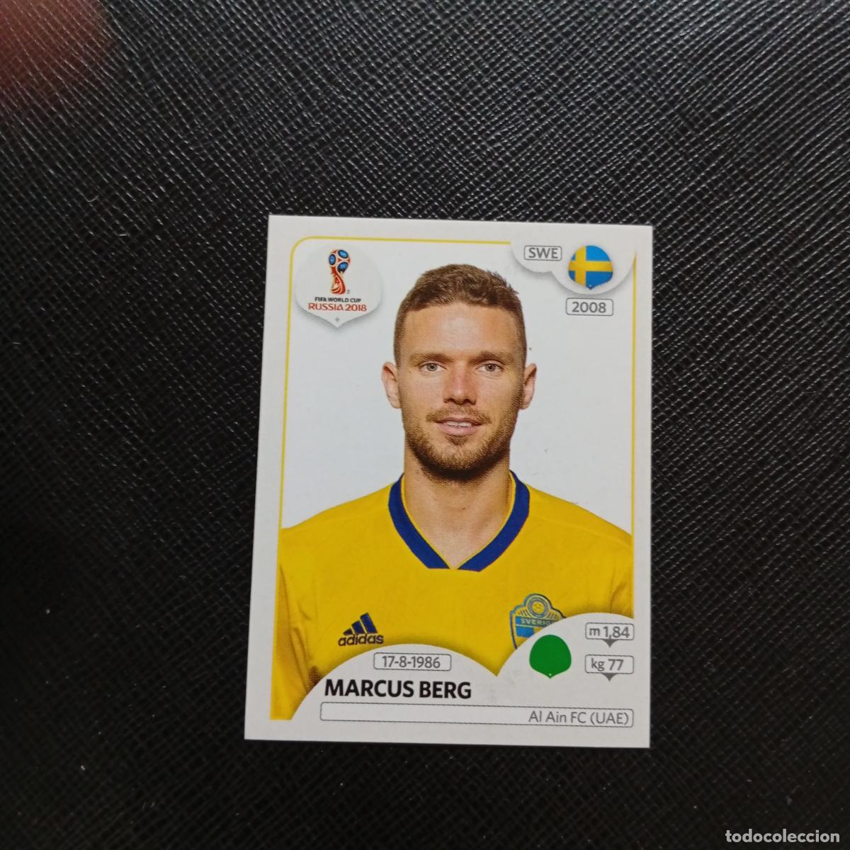 Cromos de f&uacute;tbol: 489 MARCUS BERG SUECIA PANINI MUNDIAL RUSIA 2018 CROMO FUTBOL 18 - SIN PEGAR - CJ2