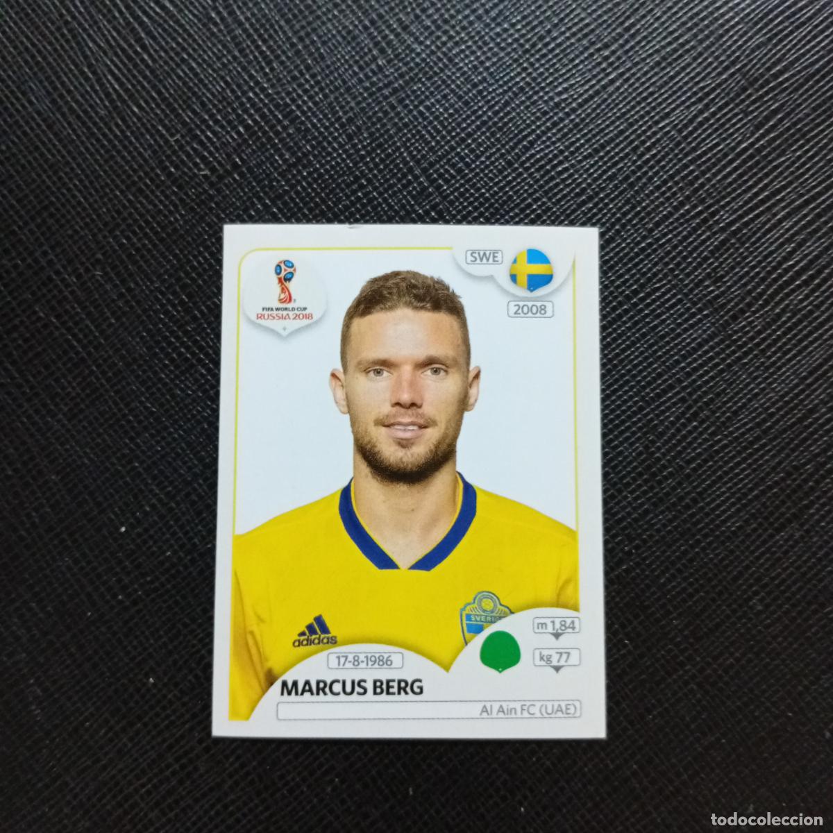 Cromos de f&uacute;tbol: 489 MARCUS BERG SUECIA PANINI MUNDIAL RUSIA 2018 CROMO FUTBOL 18 - SIN PEGAR - CJ2 .