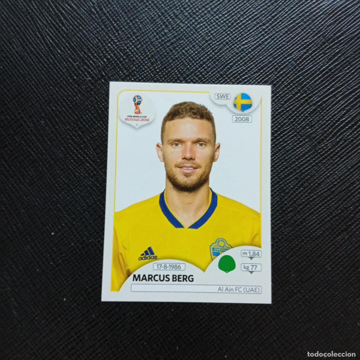 Cromos de f&uacute;tbol: 489 MARCUS BERG SUECIA PANINI MUNDIAL RUSIA 2018 CROMO FUTBOL 18 - SIN PEGAR - CJ2 .