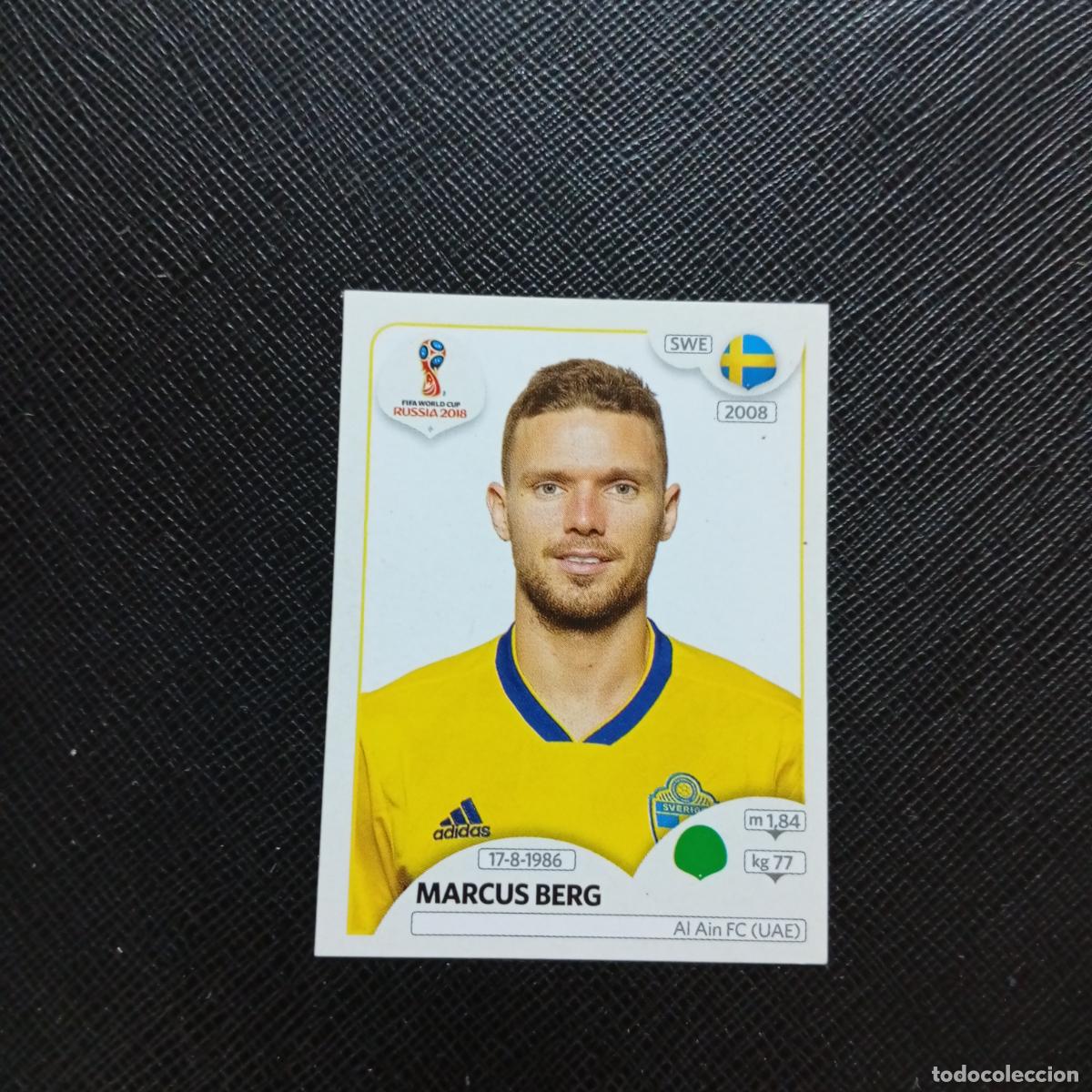 Cromos de f&uacute;tbol: 489 MARCUS BERG SUECIA PANINI MUNDIAL RUSIA 2018 CROMO FUTBOL 18 - SIN PEGAR - CJ2 ..