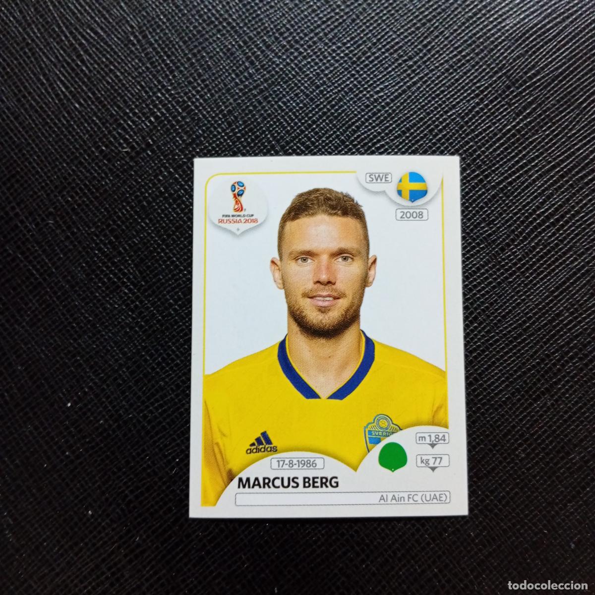 Cromos de f&uacute;tbol: 489 MARCUS BERG SUECIA PANINI MUNDIAL RUSIA 2018 CROMO FUTBOL 18 - SIN PEGAR - CJ2 ...