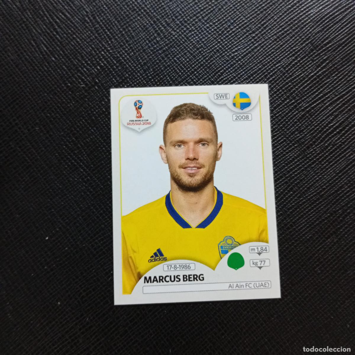 Cromos de f&uacute;tbol: 489 MARCUS BERG SUECIA PANINI MUNDIAL RUSIA 2018 CROMO FUTBOL 18 - SIN PEGAR - CJ2 ....