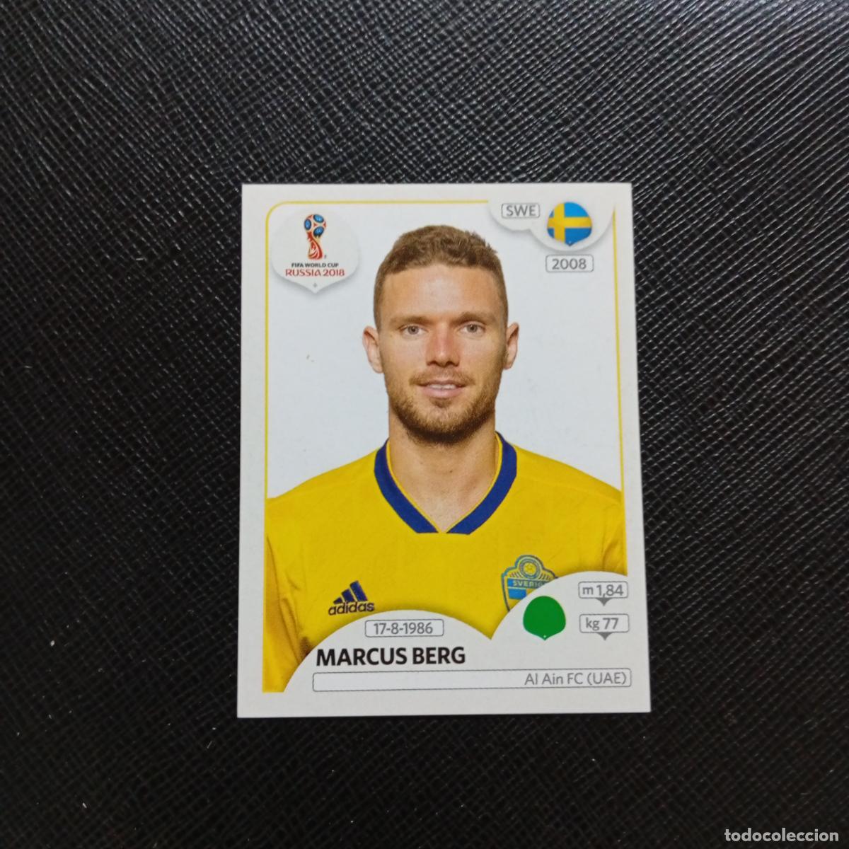 Cromos de f&uacute;tbol: 489 MARCUS BERG SUECIA PANINI MUNDIAL RUSIA 2018 CROMO FUTBOL 18 - SIN PEGAR - CJ2 ....