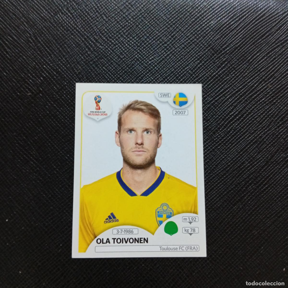Cromos de f&uacute;tbol: 491 OLA TOIVONEN SUECIA PANINI MUNDIAL RUSIA 2018 CROMO FUTBOL 18 - SIN PEGAR - CJ2 .
