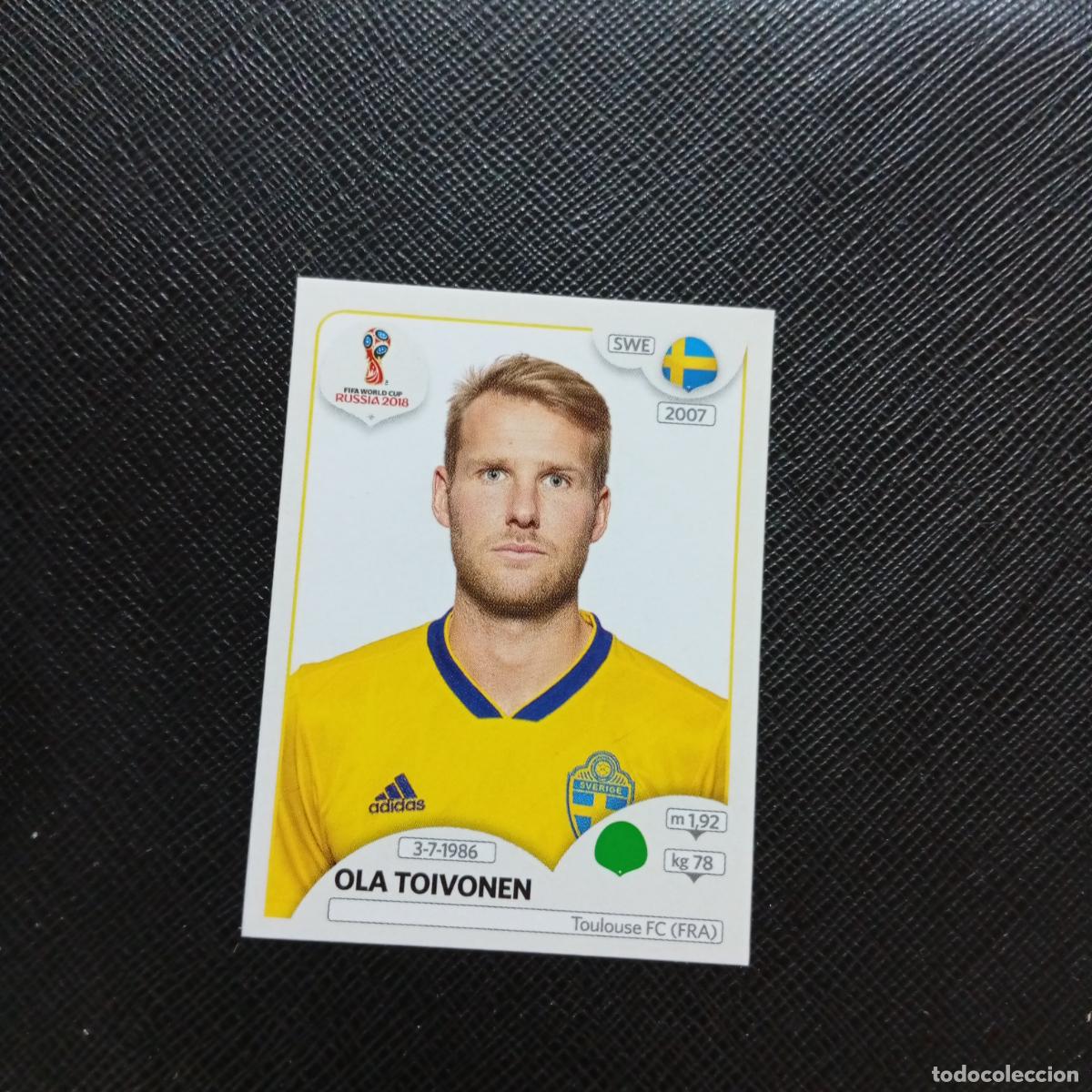 Cromos de f&uacute;tbol: 491 OLA TOIVONEN SUECIA PANINI MUNDIAL RUSIA 2018 CROMO FUTBOL 18 - SIN PEGAR - CJ2 .