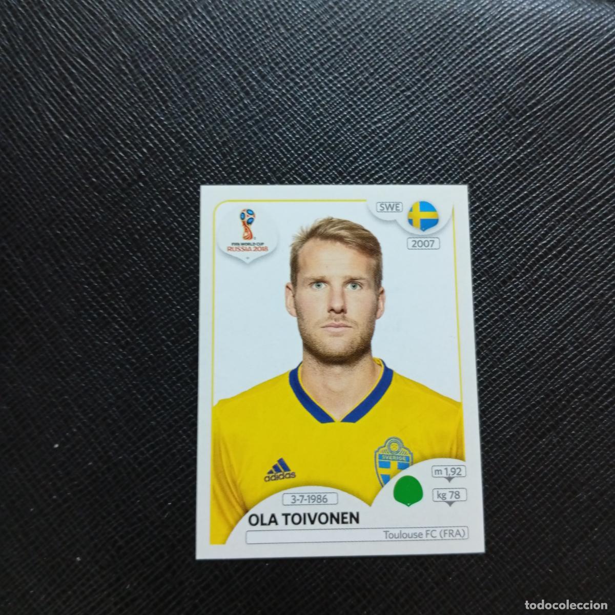 Cromos de f&uacute;tbol: 491 OLA TOIVONEN SUECIA PANINI MUNDIAL RUSIA 2018 CROMO FUTBOL 18 - SIN PEGAR - CJ2