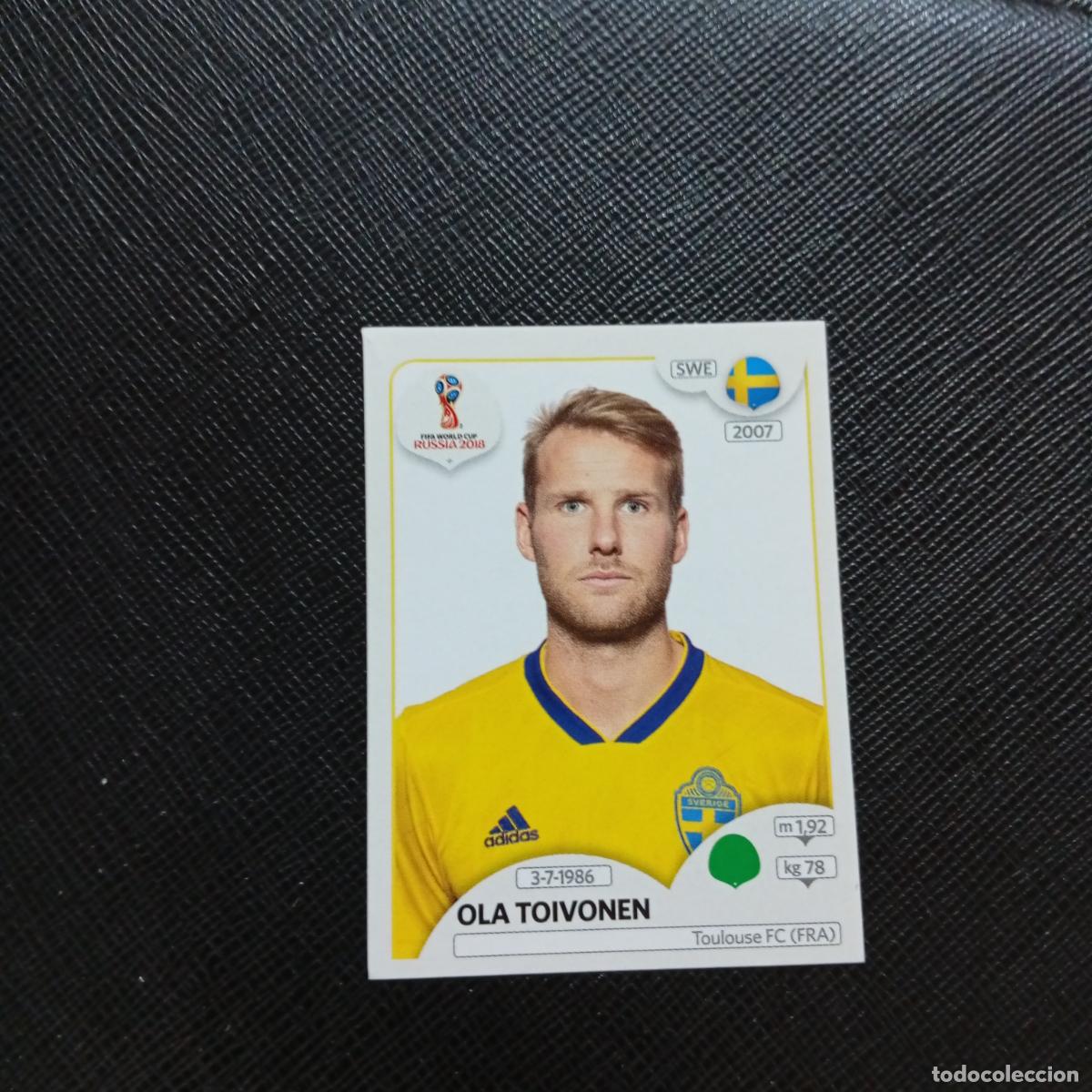 Cromos de f&uacute;tbol: 491 OLA TOIVONEN SUECIA PANINI MUNDIAL RUSIA 2018 CROMO FUTBOL 18 - SIN PEGAR - CJ2 ..