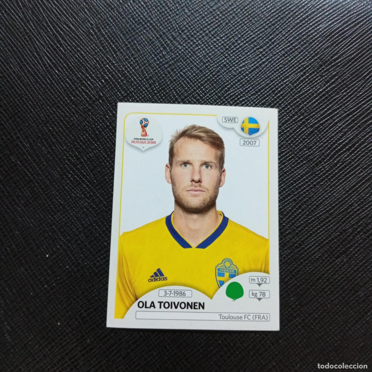 Cromos de f&uacute;tbol: 491 OLA TOIVONEN SUECIA PANINI MUNDIAL RUSIA 2018 CROMO FUTBOL 18 - SIN PEGAR - CJ2 ....