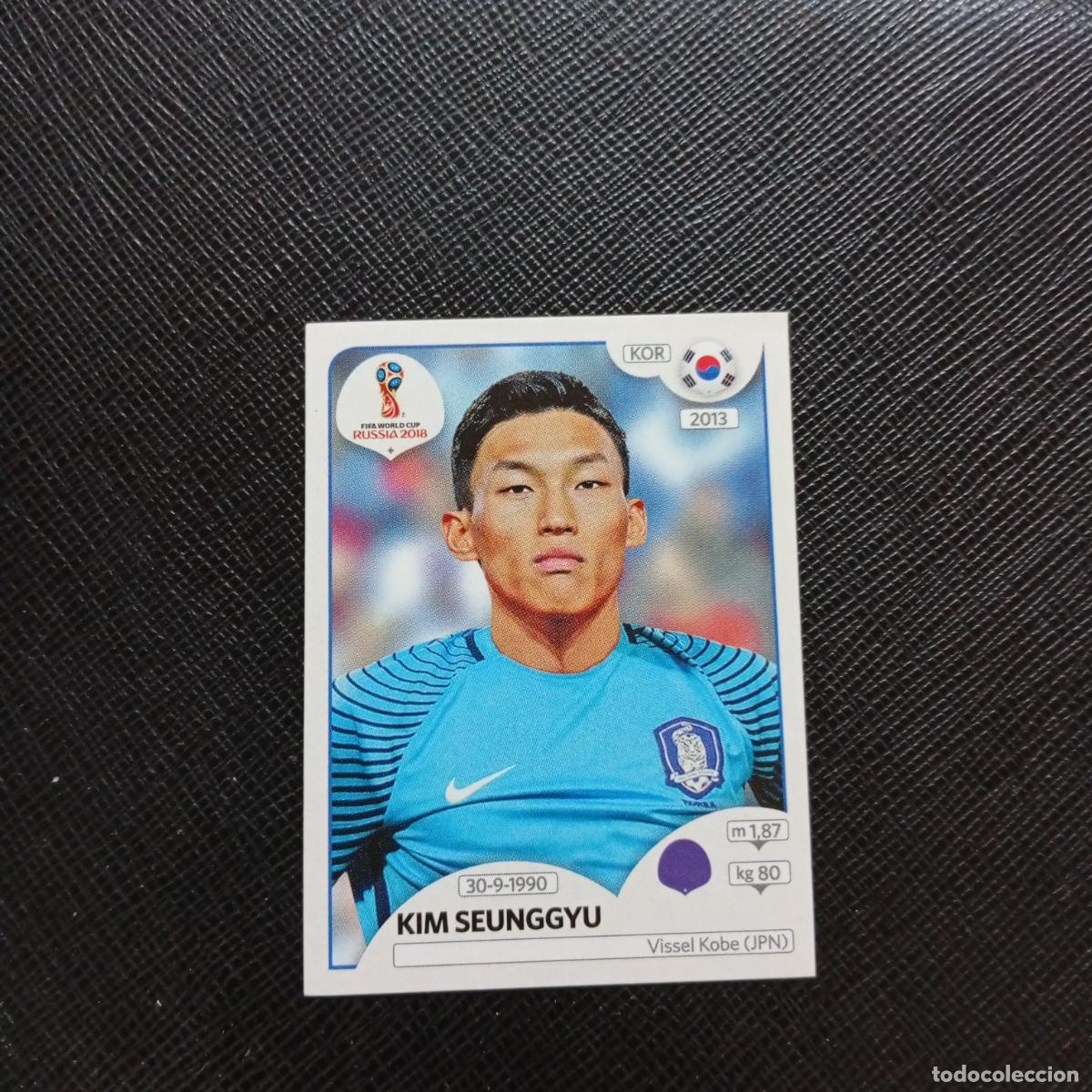 Figurine di Calcio: 494 KIM SEUNGGYU KOREA PANINI MUNDIAL RUSIA 2018 CROMO FUTBOL 18 - SIN PEGAR - CJ2