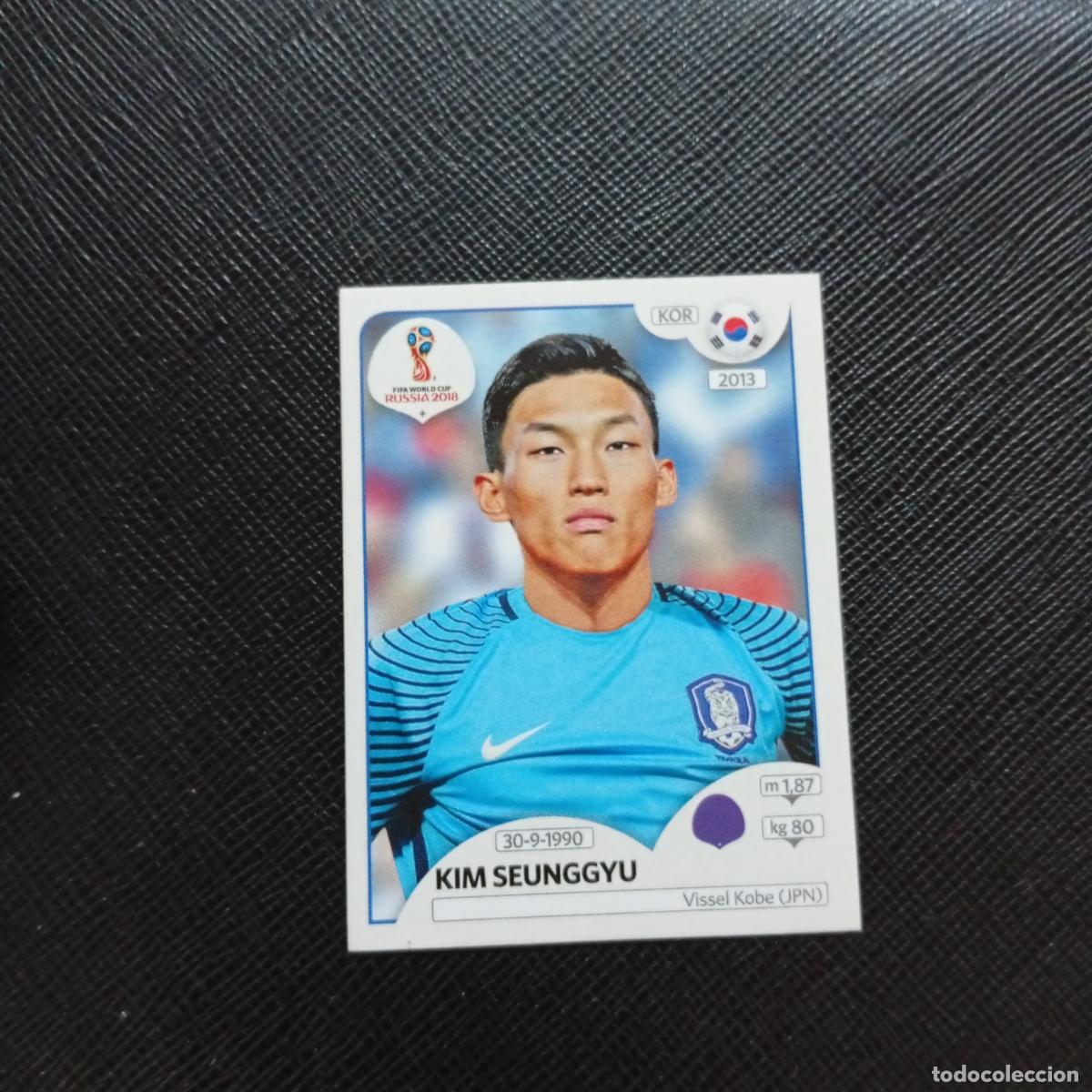 Figurine di Calcio: 494 KIM SEUNGGYU KOREA PANINI MUNDIAL RUSIA 2018 CROMO FUTBOL 18 - SIN PEGAR - CJ2