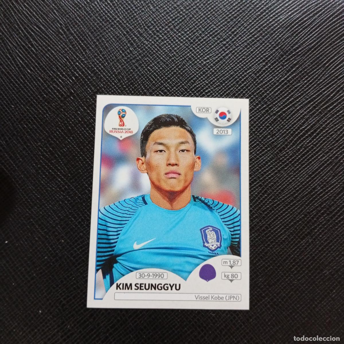 Figurine di Calcio: 494 KIM SEUNGGYU KOREA PANINI MUNDIAL RUSIA 2018 CROMO FUTBOL 18 - SIN PEGAR - CJ2