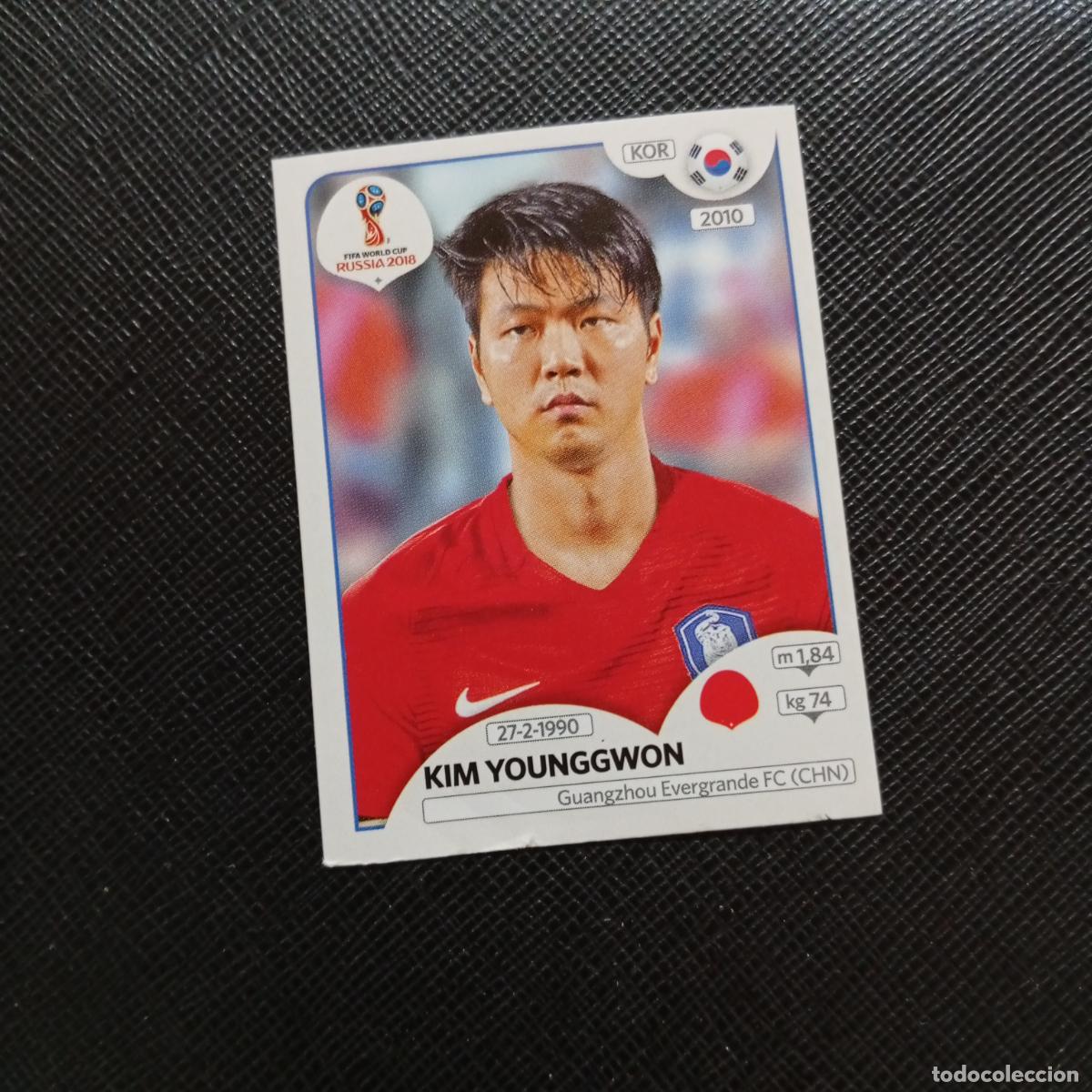 Figurine di Calcio: 495 KIM YOUNGGWON KOREA PANINI MUNDIAL RUSIA 2018 CROMO FUTBOL 18 - SIN PEGAR - CJ2