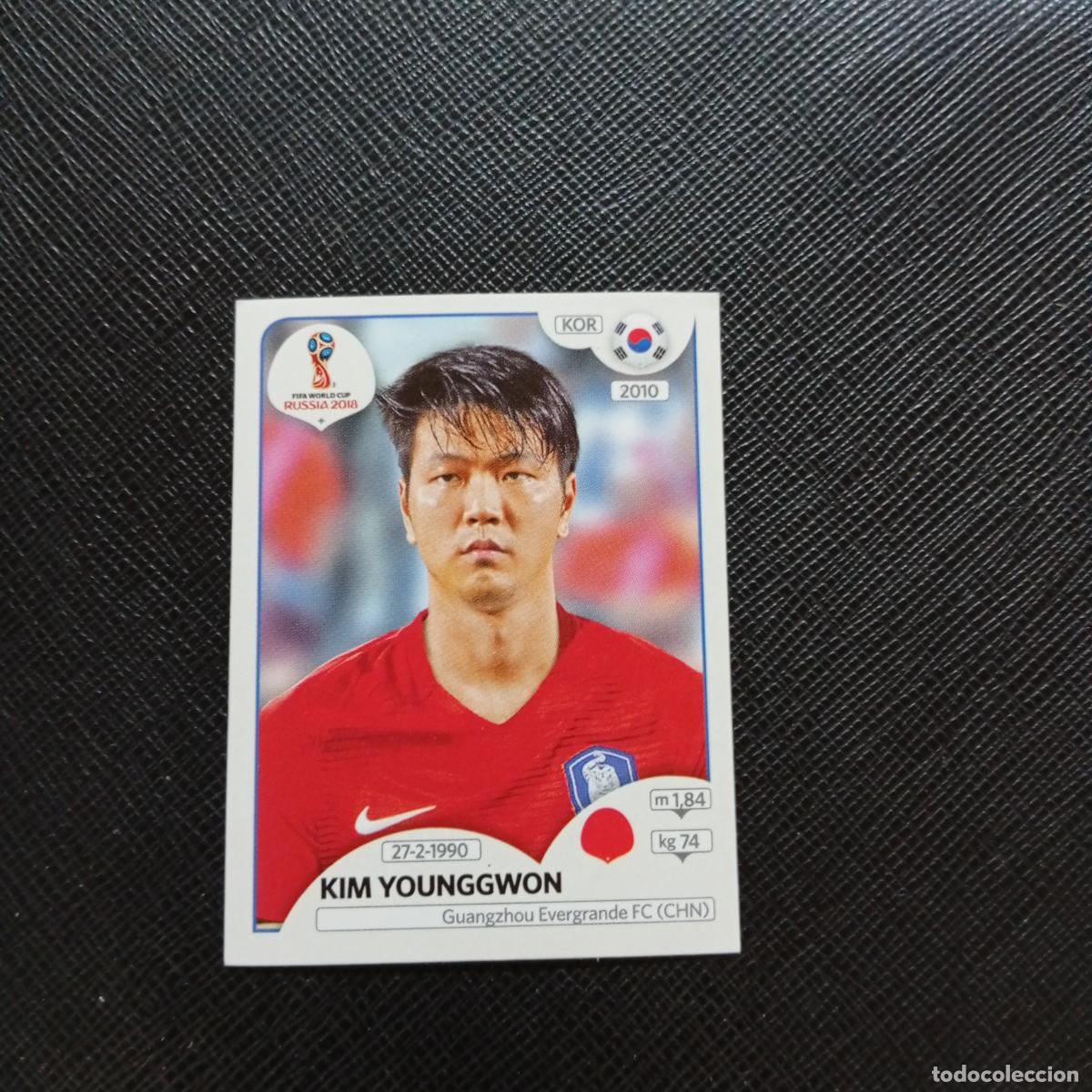 Figurine di Calcio: 495 KIM YOUNGGWON KOREA PANINI MUNDIAL RUSIA 2018 CROMO FUTBOL 18 - SIN PEGAR - CJ2