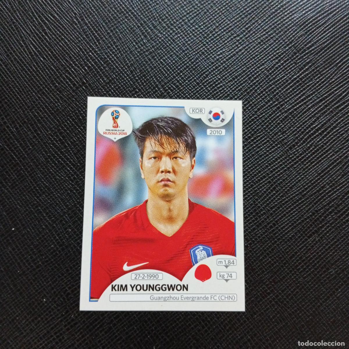 Figurine di Calcio: 495 KIM YOUNGGWON KOREA PANINI MUNDIAL RUSIA 2018 CROMO FUTBOL 18 - SIN PEGAR - CJ2 .