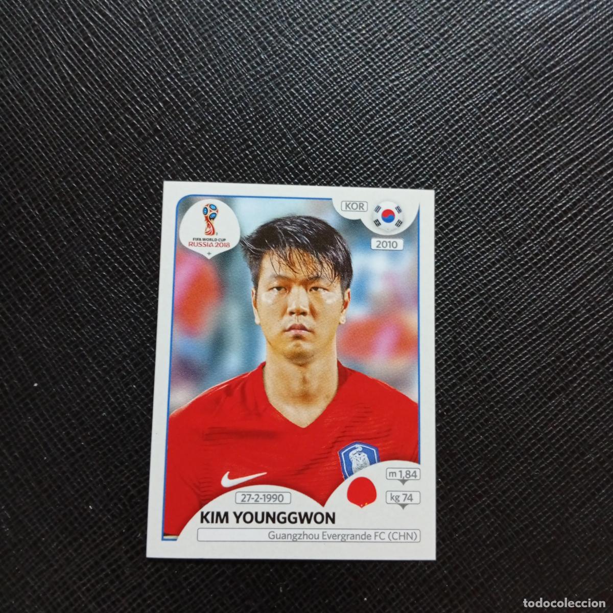 Figurine di Calcio: 495 KIM YOUNGGWON KOREA PANINI MUNDIAL RUSIA 2018 CROMO FUTBOL 18 - SIN PEGAR - CJ2 .