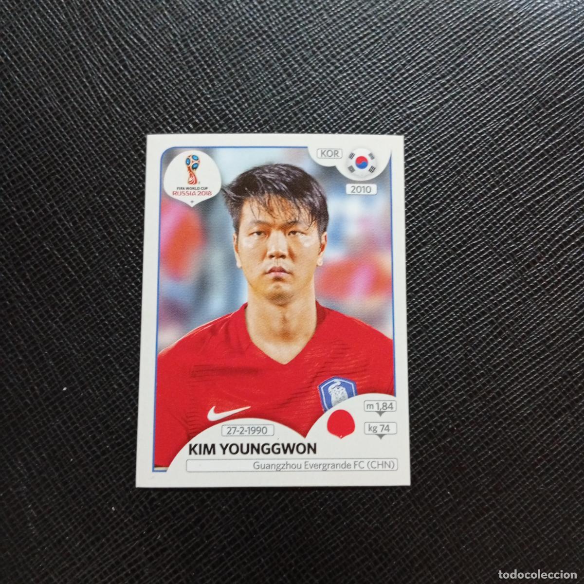 Figurine di Calcio: 495 KIM YOUNGGWON KOREA PANINI MUNDIAL RUSIA 2018 CROMO FUTBOL 18 - SIN PEGAR - CJ2 ..