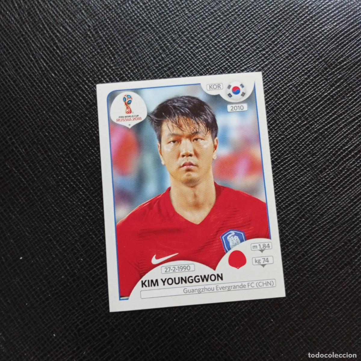 Figurine di Calcio: 495 KIM YOUNGGWON KOREA PANINI MUNDIAL RUSIA 2018 CROMO FUTBOL 18 - SIN PEGAR - CJ2 ..